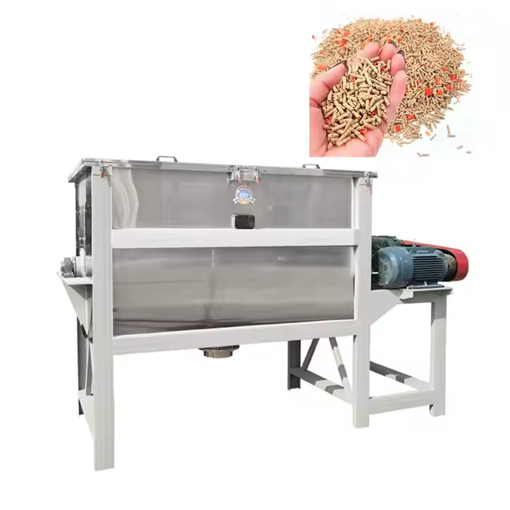 Animal additives ribbon mixer