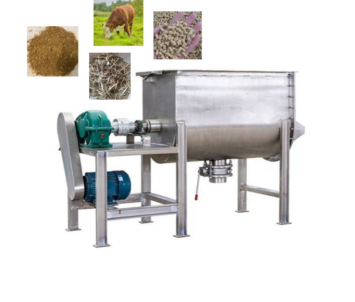 Horizontal Shaft Ribbon Mixer for Cattle Feed