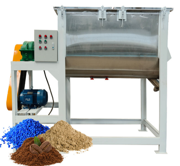 Ribbon dry mortar mixer