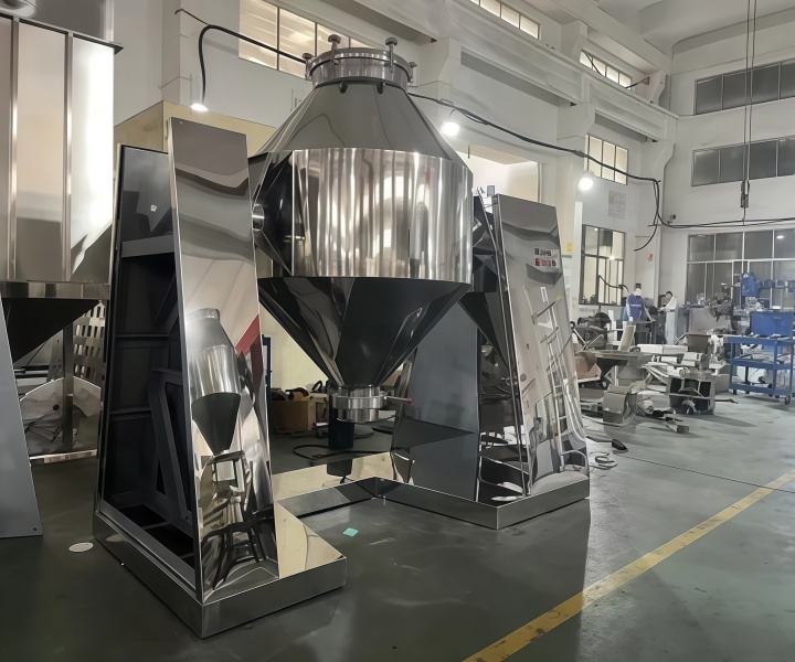 How to Solve Uneven Powder Mixing? Unlocking the Uniform Mixing Principle of Double Cone Rotary Mixer