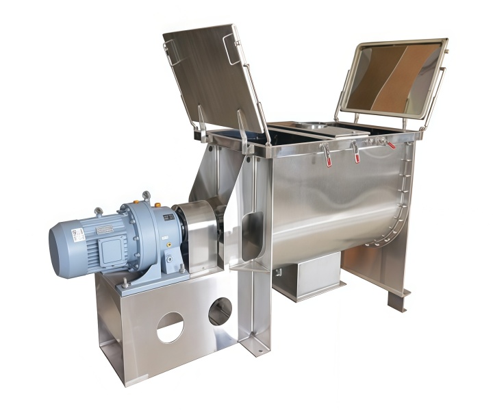 Poultry medicine ribbon mixer