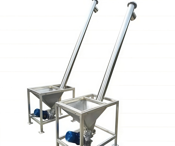 Rice and millet for screw conveyor mixer