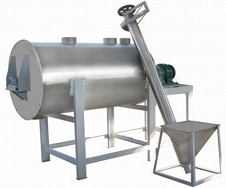 Vertical screw conveyor mixer 
