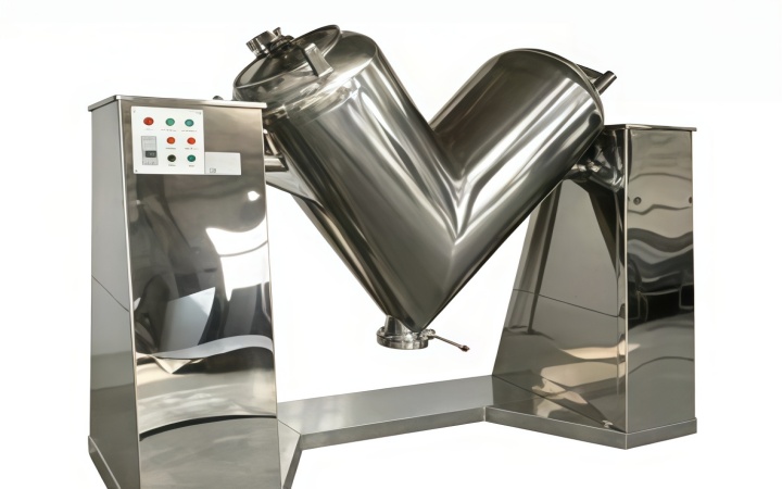 Poultry feed and dry powder and grains for small rotary drum feed mixer