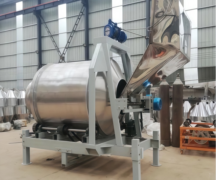 What is the advantages of rotary drum feed mixer?