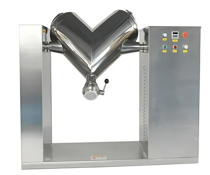 What is the principle of rotary drum feed mixer? 