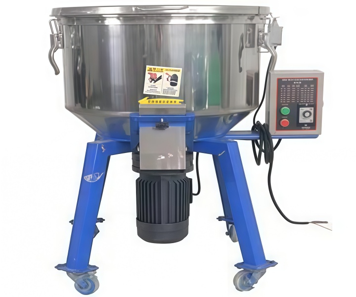 What is the purpose of a stainless steel feed mixer?