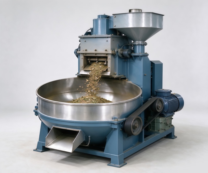 Application of vertical crushing and mixed machine