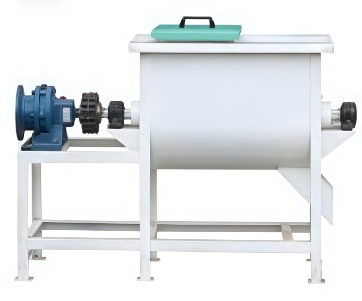 What is single shaft double screw feed mixer? 