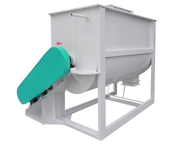 Application of Single shaft double screw feed mixer 