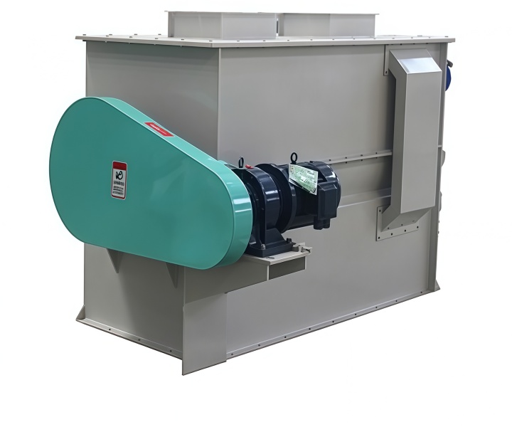 What is a feed ribbon mixer used for?