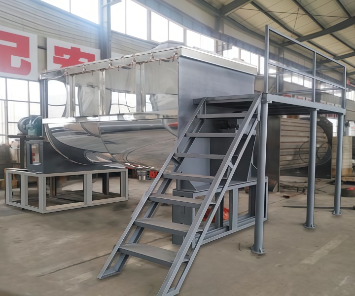 Fixed horizontal vertical chicken feed mixer