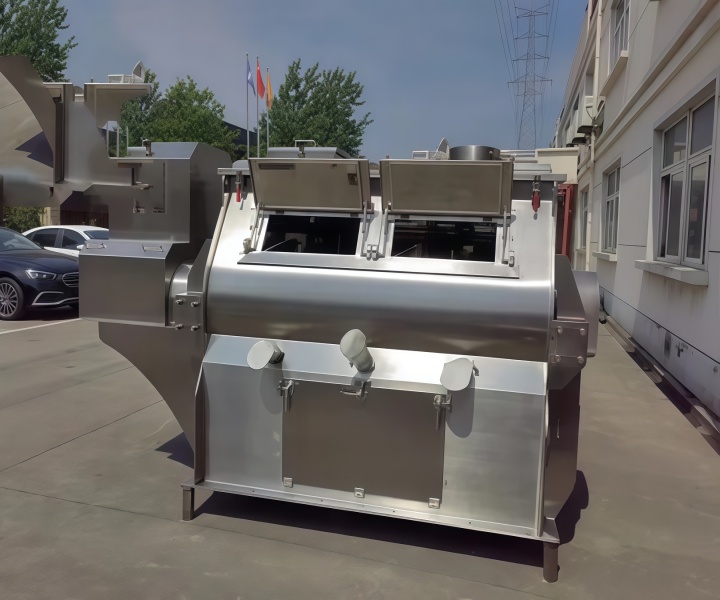 horizontal food additive powder mixer machine