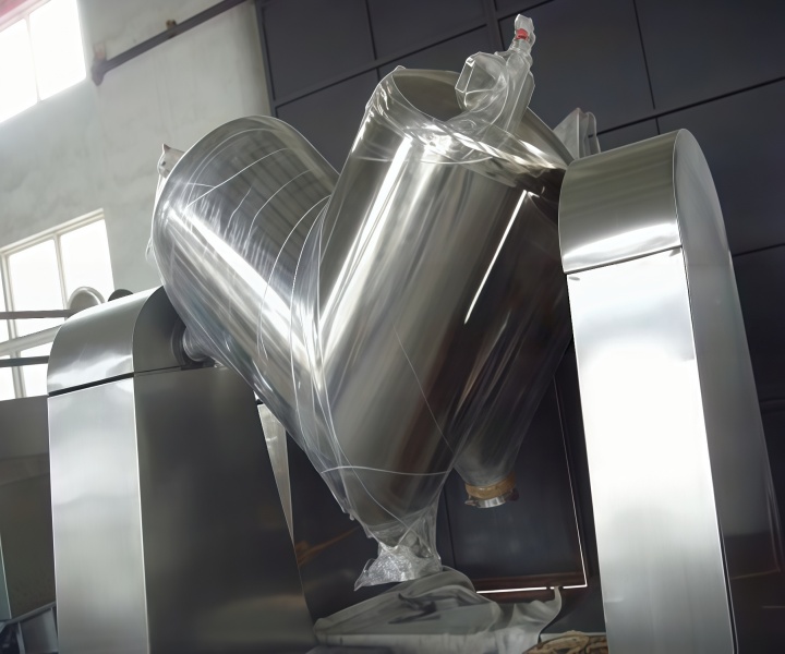 Features of small rotary drum feed mixer