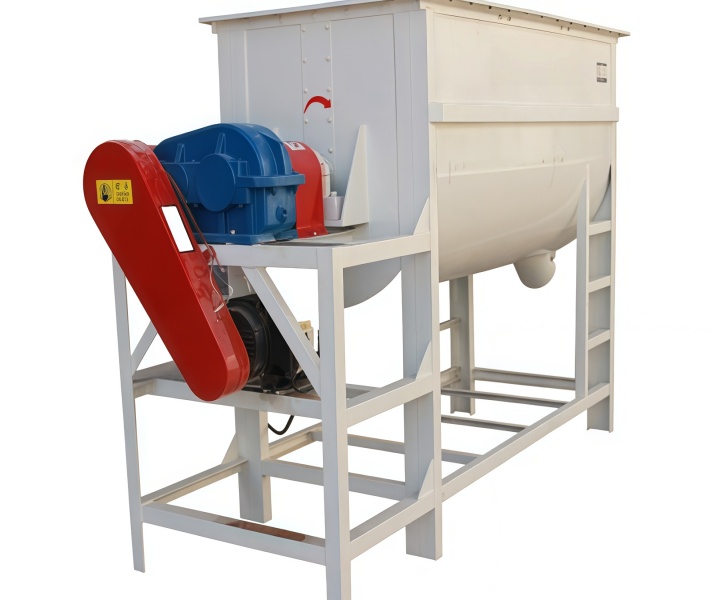 feed for single shaft horizontal mixer