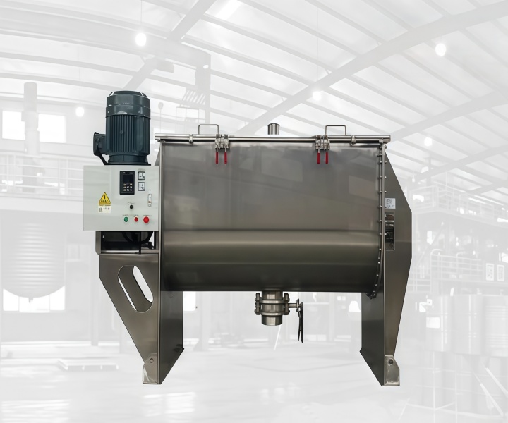 Pharmaceutical raw material for powder ribbon mixer