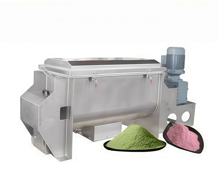 Pigment for powder ribbon mixer