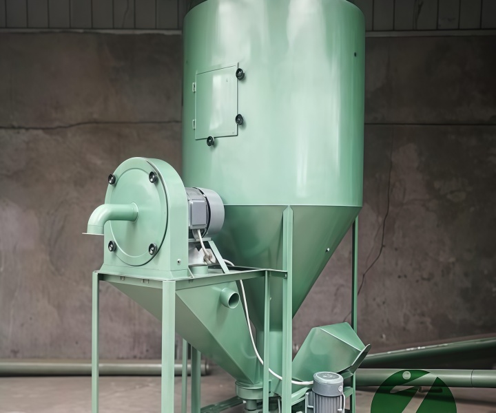 Features of Pig feed crushing mixer 