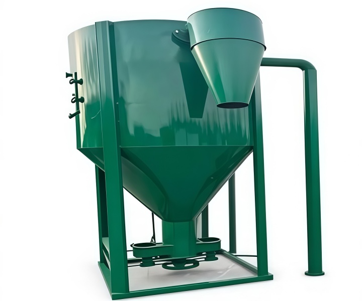 What is the structure and working principle of pig feed crushing mixer?
