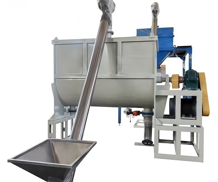 What are the application industries of automatic lifting hopper mixer?