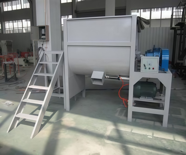 What is the principle of stainless steel feed mixer?