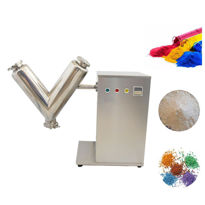 What is the principle of rotary drum feed mixer? 