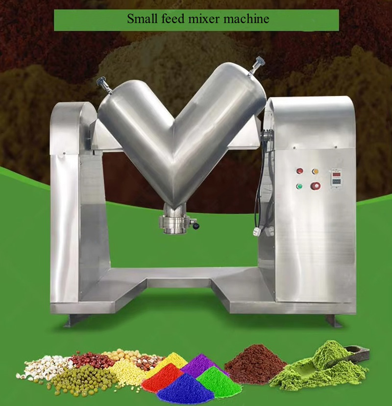 Small feed mixer machine