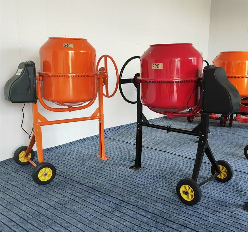 Concrete for small mixer machine