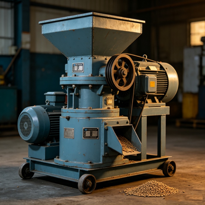 Dahan feed pellet machine with motor and hopper for poultry and livestock feed production