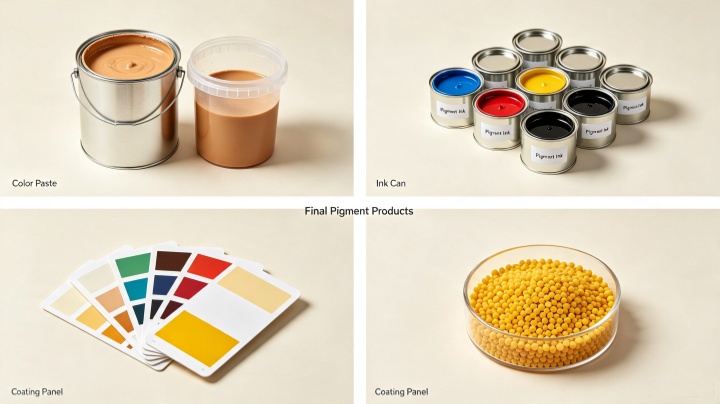 Chemical Pigment Dedicated Mixer applications - paints, printing inks, plastics masterbatch, and cosmetic pigments