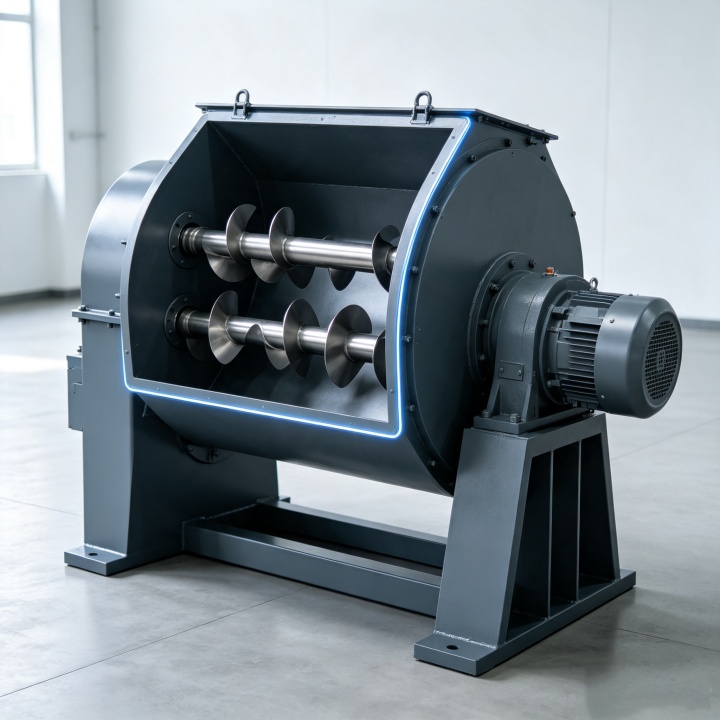 Twin Shaft Paddle Mixer for Foundry Sand