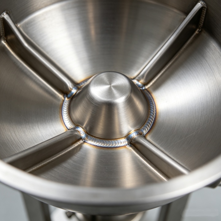 SS304 food-grade stainless steel construction of amino acid premix mixer interior